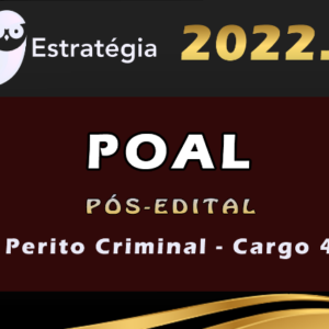 POAL – Perícia Oficial de Alagoas (Perito Criminal – Cargo 4) Estrategia 2022 (Pós-Edital) - Contabilidade
