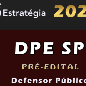 DPE-SP (Defensor Público) Pacote – 2022 (Pré-Edital)https://toprateios.com/unesp-assistente-de-suporte-academico-ii-area-quimica-estrategia-2022-pos-edital/