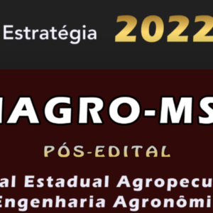 IAGRO-MS – (Fiscal Estadual Agropecuário – Engenharia Agronômica) Estrategia 2022 (Pós-Edital)