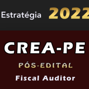 CREA-PE (Fiscal Auditor) Estrategia 2022 (Pós-Edital)