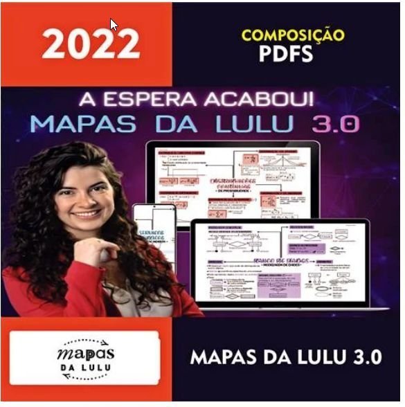 Mapas da Lulu 3.0 2022 – Pacote Completo - Mapas Mentais 2022 Lulu Mapa Mental memorizacao