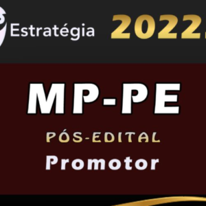 MP-PE (Promotor) Pacote – 2022 (Pós-Edital) - Rateio MPPE Pernambuco PosEDital Promotoria