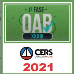 OAB 1ª 33 -  Fase XXXIII (Resolução de Questões) CERS 2021
