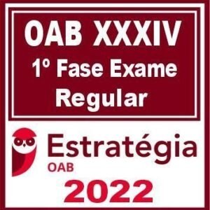 OAB 1ª Fase XXXIV (34) – ( REGULAR ) – ESTRATÉGIA 2022 - Rateio Curso Regular OAB 34 2022