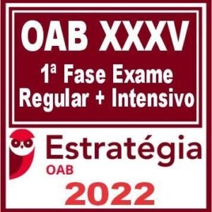 OAB 1ª Fase XXXV Exame da Ordem (Regular + Intensivo) Estratégia - Rateio OAB 35 2022 Exame da Ordem Advogados