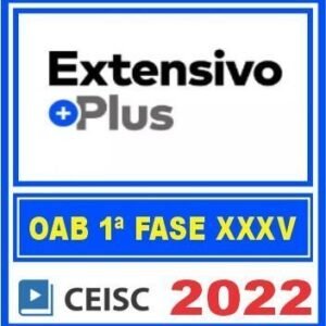 OAB 1ª Fase XXXV Exame (Extensivo Plus) CEISC 2022 - Rateio OAB 35 Ordem Advogados Exame 2022