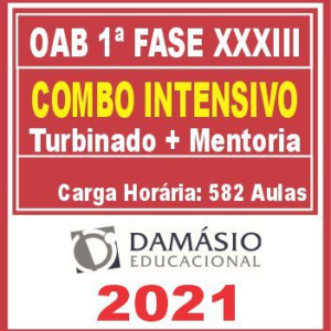 OAB 33 -  1ª Fase XXXIII (Combo Intensivo Turbinado) Damásio
