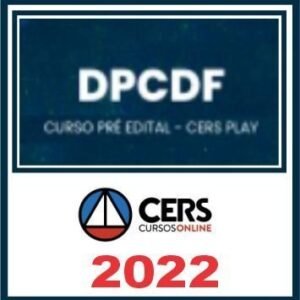 PC DF (Delegado de Polícia Civil) Cers 2022 - rateio Delegado Delta PCDF Policia CIvil Distrito Federal brasilia PC-DF 2022