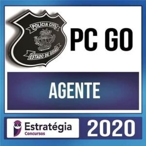 PC GO 2020 – Agente - ESTRATÉGIA - Rateio  PCGO Policia Civil Goias