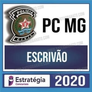 PC MG - Escrivao - Estrategia - Rateio PCMG Minas Gerais Policia Civil