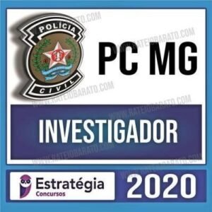 PC MG - Investigador - Estrategia - Rateio PCMG Minas Gerais Policia Civil