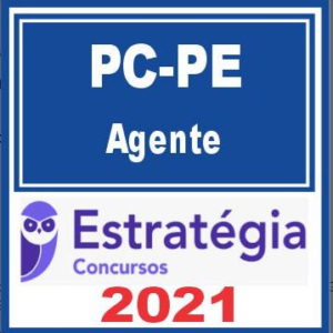 PC PE (Agente) Estratégia 2021 - rateio pcpe Policia Civil Pernambuco