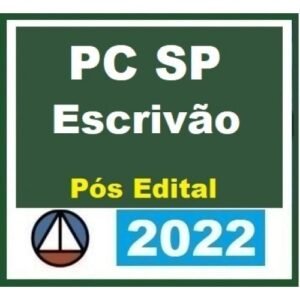 PC SP - Escrivão - Pós Edital (CERS 2022) - Rateio PCSP Policia Civil Sao Paulo Policial PosEdital Curso Intensivo
