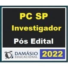 PC SP - Investigador - Pós Edital (DAMÁSIO 2022) - Rateio PCSP Policia Civil PosEdital 2022 Sao Paulo