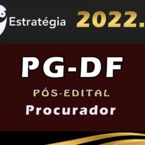 PG-DF (Procurador) – Estrategia 2022 (Pós-Edital) - Rateio PGDF Procuradoria Distrito Federal Brasilia PG DF PosEdital Pos Edital 2022