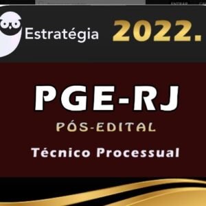 PGE-RJ (Técnico Processual) Estrategia 2022 (Pós-Edital)