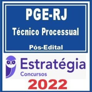 PGE RJ (Técnico Processual) Pós Edital – Estratégia 2022 - Rateio Procuradoria Rio de Janeiro PGERJ PosEdital