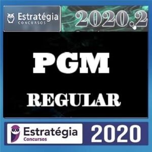 PGM – Procurador Geral Municipal - Regular -  Com Videoaulas 2020.2 - ESTRATEGIA - RATEIO - Municipios
