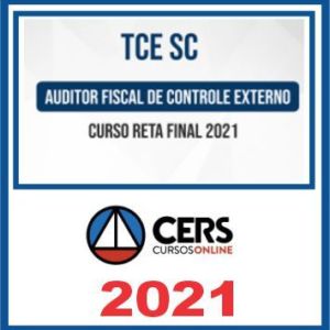 TCE SC (Auditor Fiscal – Direito) Reta Final – Cers 2021