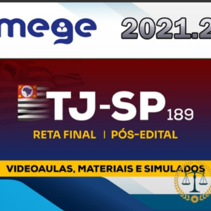 TJ-SP 189 (Pós-edital: Videoaulas, materiais e simulados) - Juiz Substituto - Reta Final - Mege 2021.2 - RATEIO Magistratura TJSP Sao Paulo 2021 Pos Edital