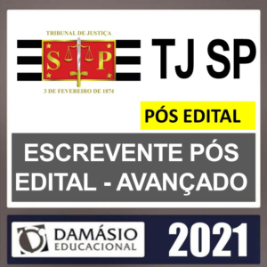 TJ SP – PÓS EDITAL – ( ESCREVENTE ) – DAMÁSIO 2021 - RATEIO TJSP SAO PAULO ESCRIVAO - TRIBUNAL TJSP