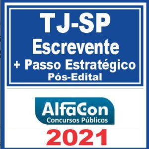 TJ SP POS EDTIAL 2021 - Escrevente Técnico Judiciário - PACOTE COMPLETO - 2021 - ALFACON - Rateio TJSP Tribunal Justica Sao Paulo ESCRIVAO JUDICIARIO