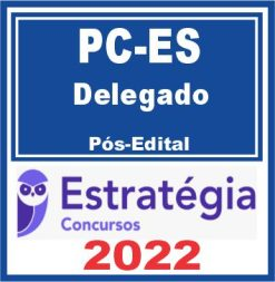 PC ES (Delegado) Pós Edital – Estratégia 2022 - Rateio Polícia Espirito Santo PCES Policial PosEdital Delta
