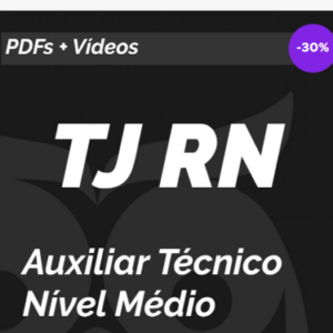 TJ RN Auxiliar Técnico Nível Médio 2022 Pré-Edital