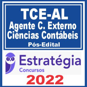 TCE AL (Agente de Controle Externo – Ciências Contábeis) Pós Edital – Estratégia 2022