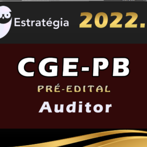 CGE-PB (Auditor) Estratégia 2022 (Pré-Edital) - rateio CGE PB Pariba