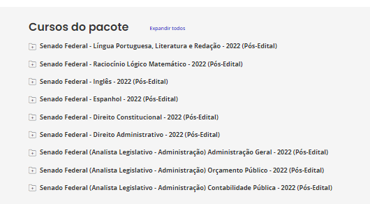 Senado Analista Área Administração 2022 Pós-Edital - Estrategia - Rateio Pos Edital 2022 PosEdital Senado - Imagem 2