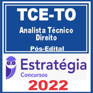 TCE TO (Analista Técnico – Direito) Pós Edital – Estratégia 2022