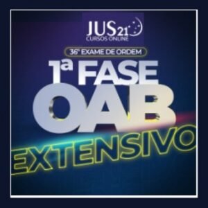 1ª Fase OAB XXXVI (36ª Exame) Extensivo  (JUS21 2022) (Ordem dos Advogados do Brasil)