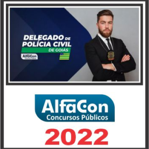 PC GO (DELEGADO) PÓS EDITAL – ALFACON 2022 - Rateio Delta PCGO Policia Civil Goias Posedital Policial