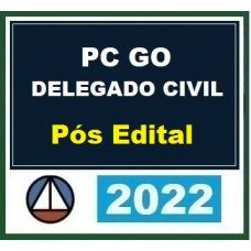 PC GO - Delegado Civil Pós Edital - Reta Final (CERS 2022.2) Polícia Civil do Estado de Goiás - Rateio PCGO Delta Goiás