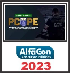 PC PE (AGENTE E ESCRIVÃO) PÓS EDITAL – ALFACON 2023 - Rateio Polícia Civil Pernambuco