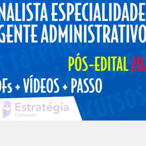 PC DF Analista De Apoio Agente Administrativo 2024 Pós-Edital - Rateio Estrategia Pc Df policia civil Df PCDF Pos Edital