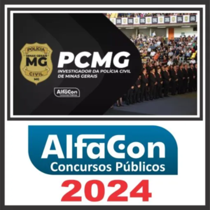 PC MG (Investigador) Pós Edital – Alfacon 2024 - Rateio PCMG Agente PosEdital Policia Civil Minas Gerais Reta Final