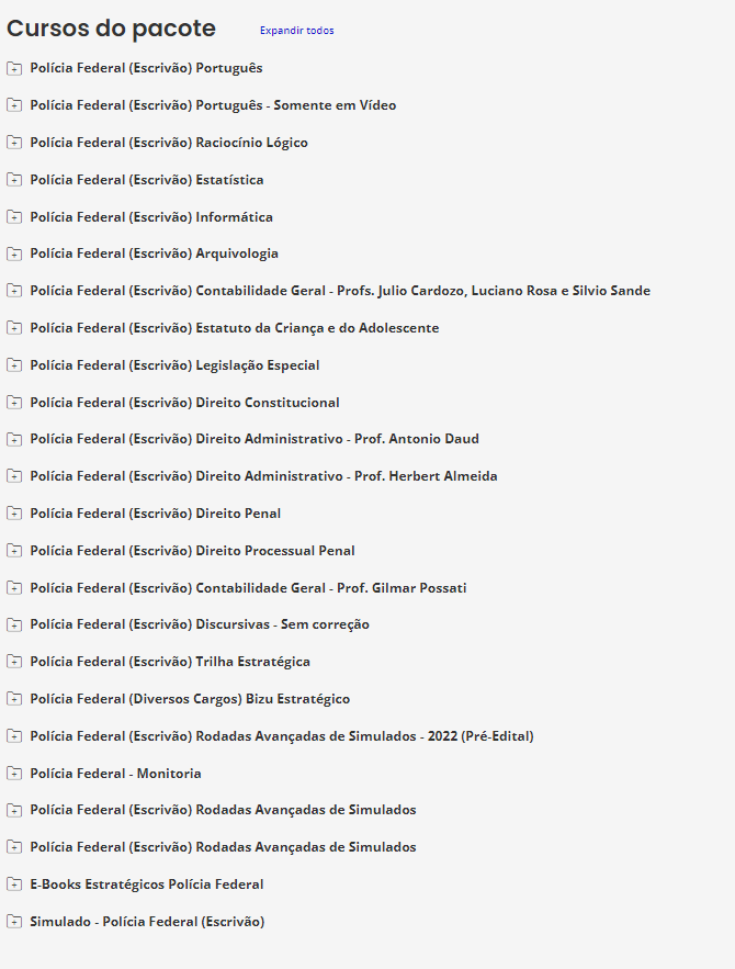 PF 2025 – Escrivão – ESTRATÉGIA - Rateio Polícia Federal Policial - Imagem 2