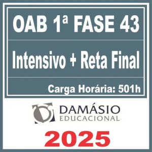 Curso OAB 1º Fase 43 (Intensivo + Reta Final) Damásio 2025