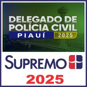 DPC PI (Delegado de Polícia Civil Piauí) Supremo TV 2025 - Rateio Delta PC PI Policial