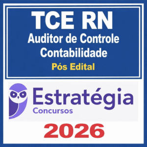 TCE RN (Analista Administrativo - Ciências Contábeis) Pacote - 2026 (Pós-Edital) - Estratégia - Rateio Tribunal de contas Rio Grande do Norte TCERN
