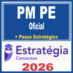 PM PE (Oficial + Passo) Estratégia 2026 - Rateio Polícia Militar PMPE Pernambuco CFO Oficiais
